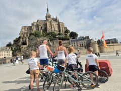 Arrivée au Mont Saint Michel